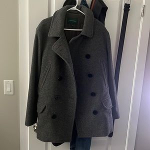 Wool coat large J crew
